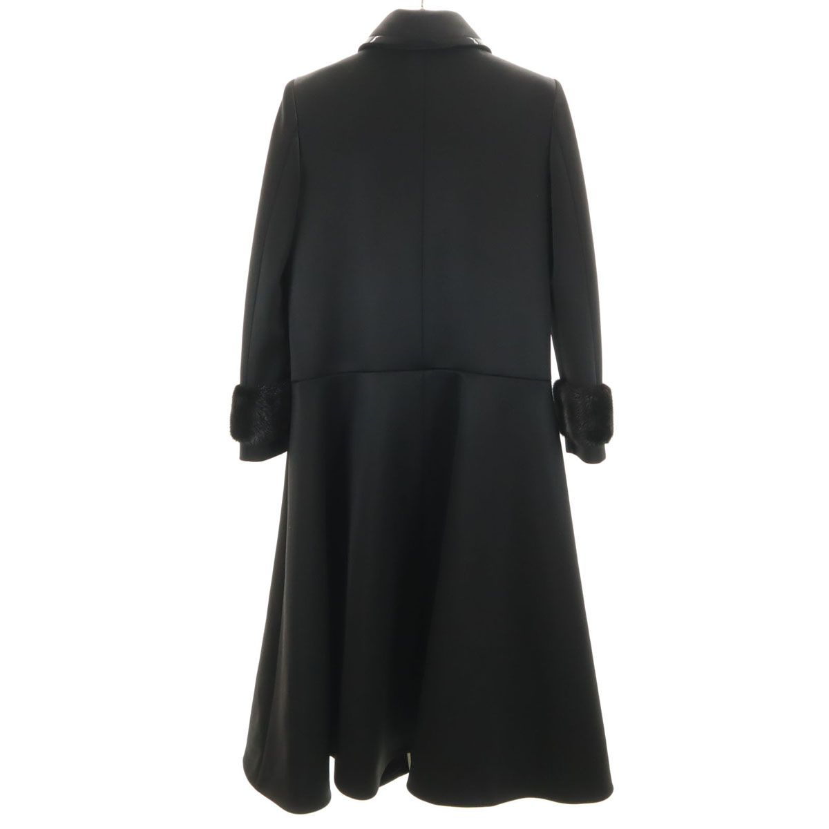 美品 FENDI フェンディ イタリア製 ミンクファー付き ロングコート 40