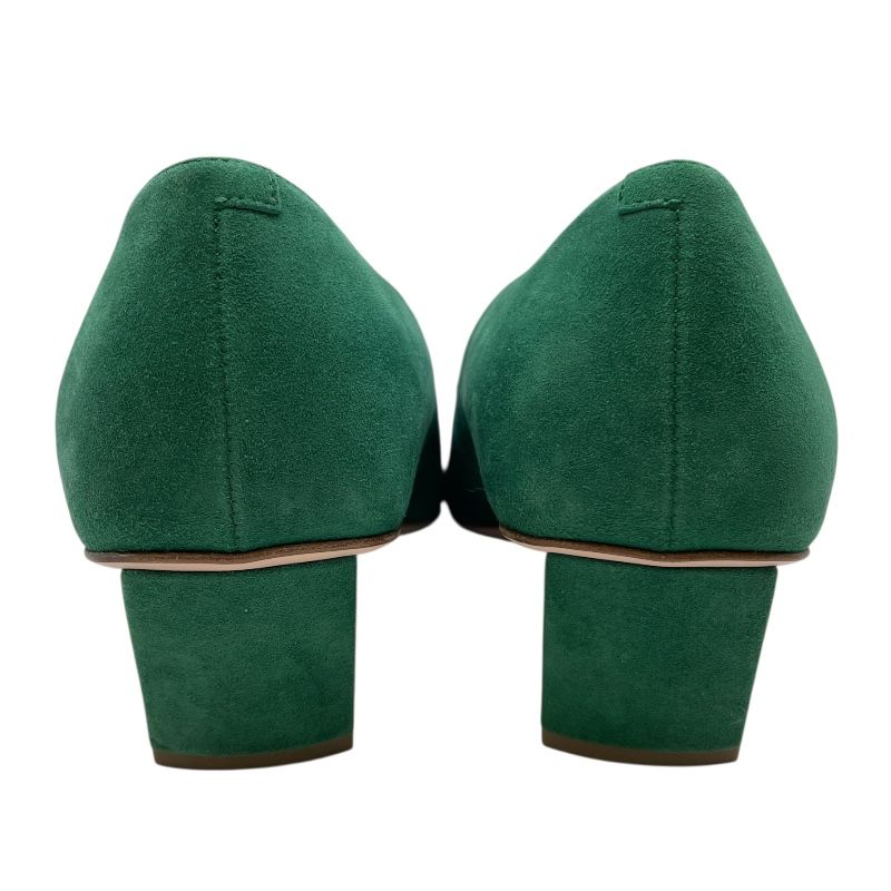 ロジェ ヴィヴィエ ROGER VIVIER スエードヒールパンプス グリーン