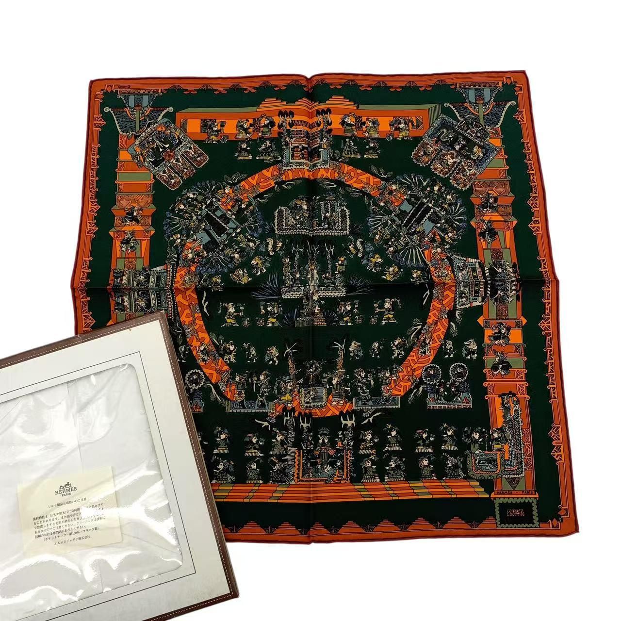 エルメス スカーフ 太陽 カレ 【HERMES】エルメス カレ90 シルク