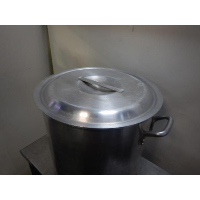 底少しふくらみ アルミ 寸胴鍋 51 cm 外寸Wφ545 H 517ｍm 厚5 mm 10.95 kg 100 L ラーメン スープ 510 取っ手7.5