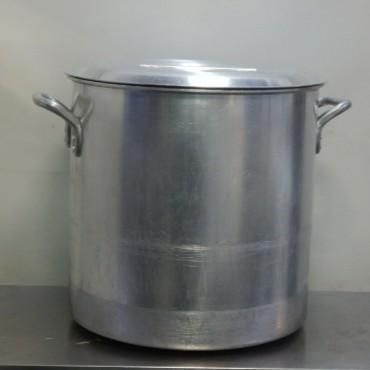 3 底ふくらみ 底きず アルミ 寸胴鍋 48 cm 外寸Wφ506 H 496ｍm 厚4 mm 9 89 kg 86 L ラーメン スープ 取っ手74 内寸