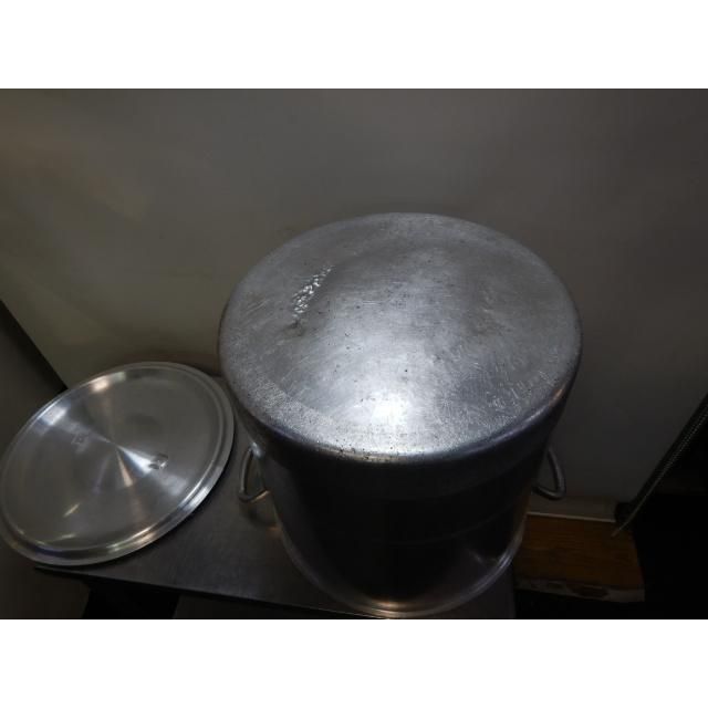  3 底ふくらみ 底きず アルミ 寸胴鍋 48 cm 外寸Wφ506 H 496ｍm 厚4 mm 9.89 kg 86 L ラーメン スープ 取っ手74 内寸 その他 調理器具