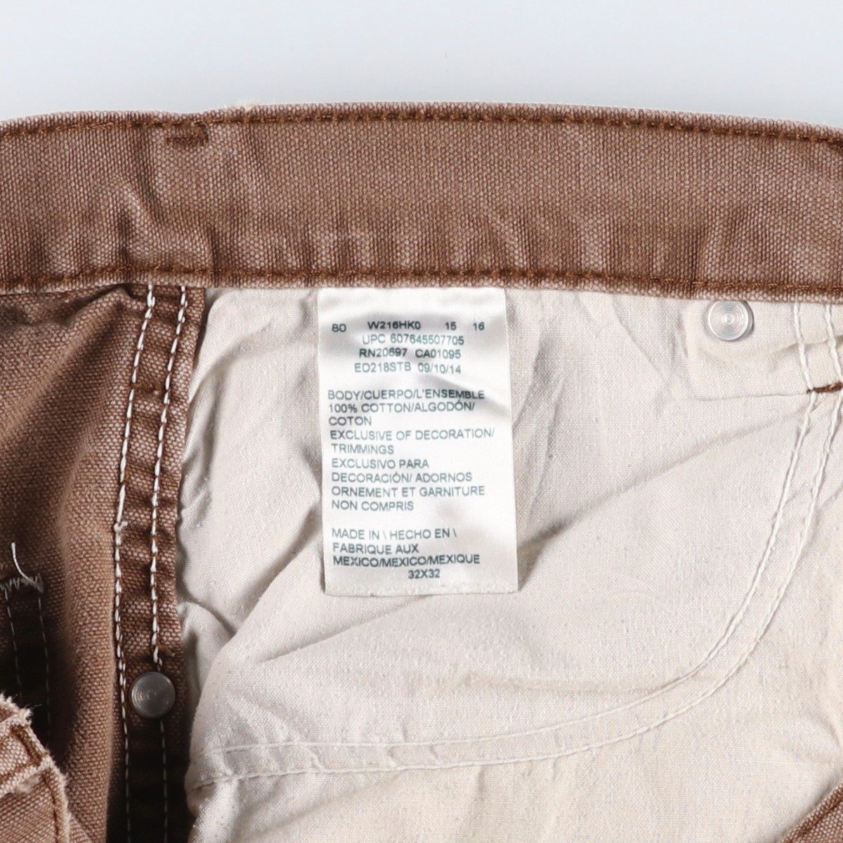 古着 ディッキーズ Dickies ダックワークパンツ メンズw34相当