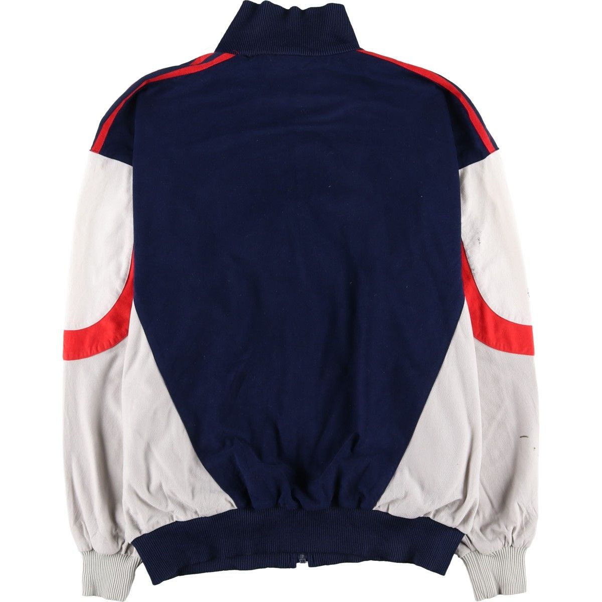 古着 80年代 アディダス adidas トレフォイルロゴ ベロアジャージ