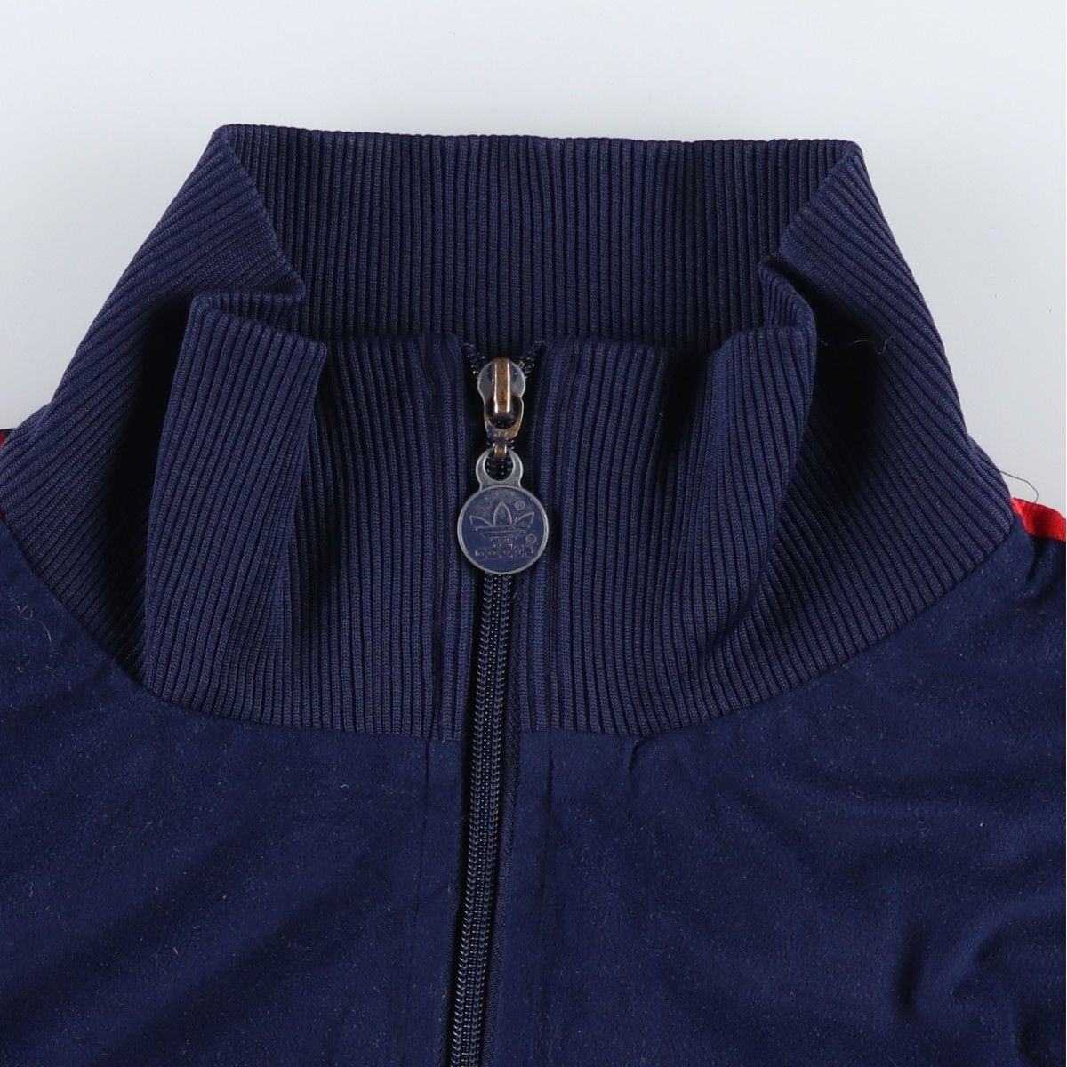 古着 80年代 アディダス adidas トレフォイルロゴ ベロアジャージ