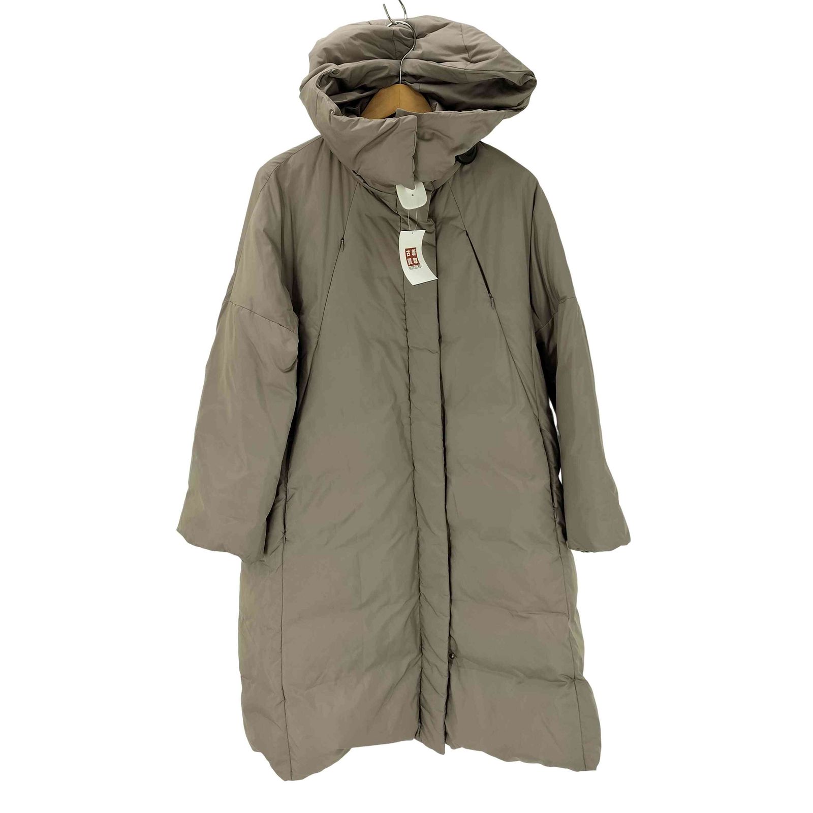 ISSEY MIYAKE フード付きロングダウンコート（素材用・一部傷みあり） ハートイッセイミヤケ Haat ISSEY MIYAKE オーバーサイズ フーデッド