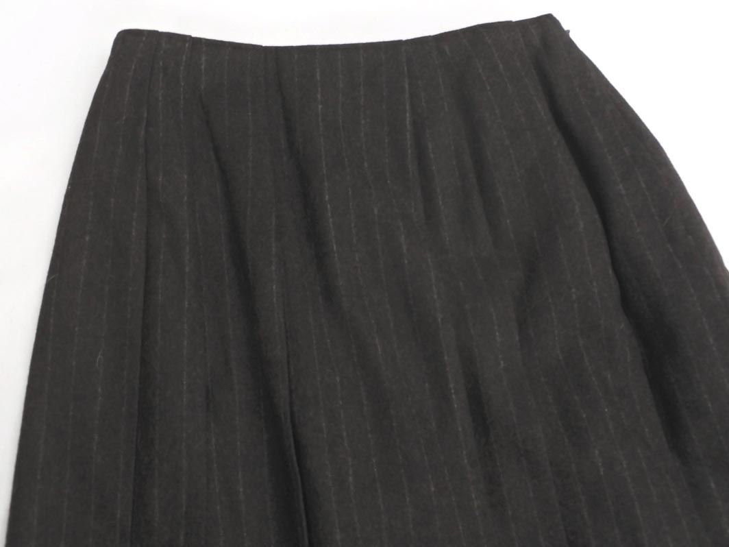 ヨシエイナバ 高級ウール スカートスーツ/9号 ヨシエイナバ yoshie inaba スーツ セットアップ テーラードジャケット