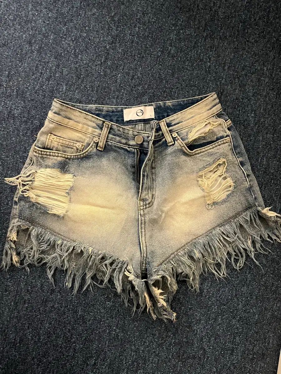 BOHEMSEO ボヘミアンソウル ダメージショーツ 21ver ブルー L - メルカリ