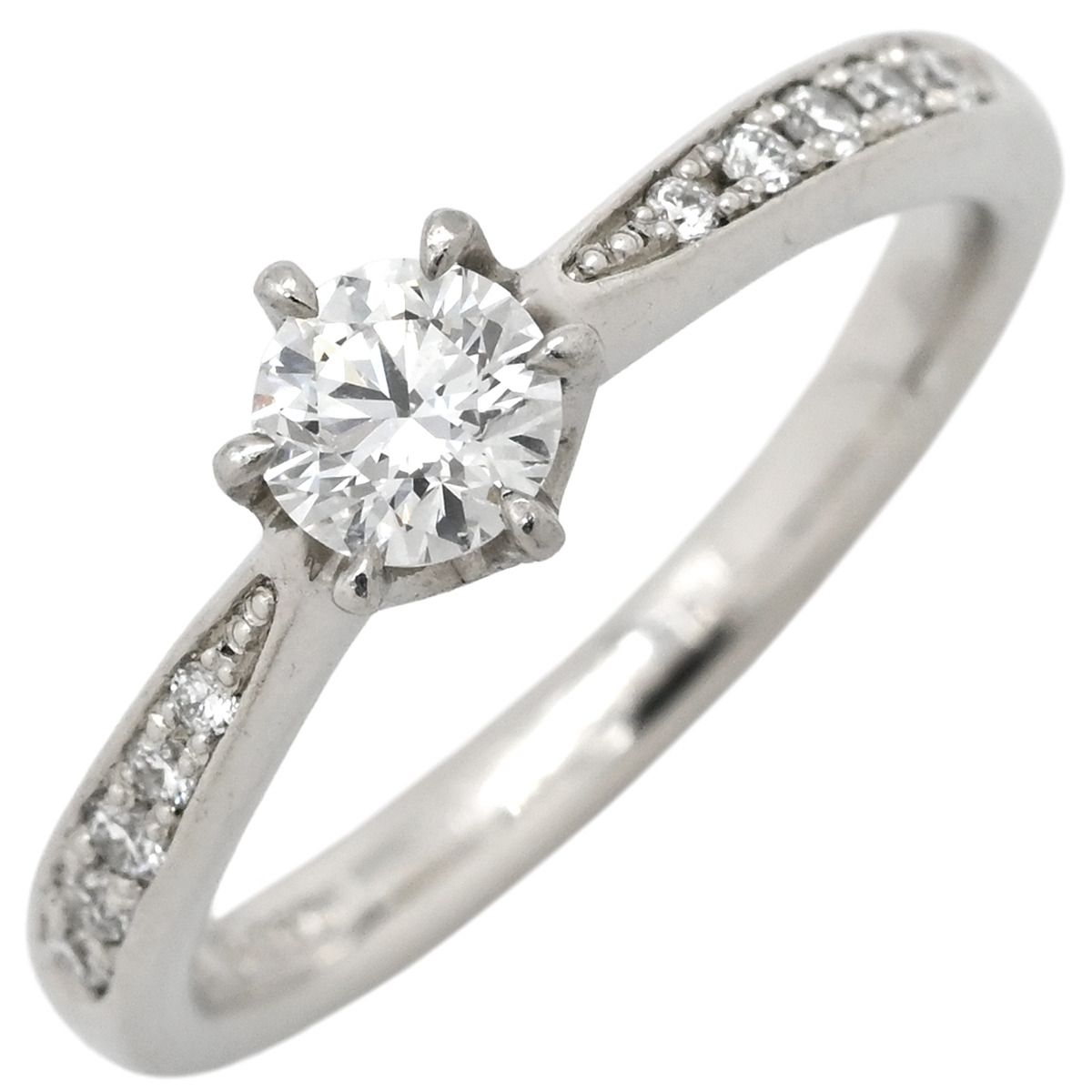 セリーヌ CELINE リング 指輪 VS2 ダイヤ プラチナシルバー Pt950