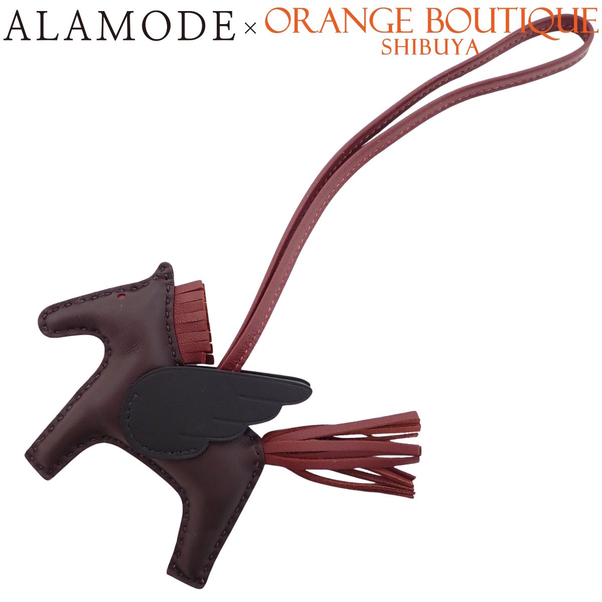 エルメス　ペガサスpm　ルージュアッシュ　ソールージュアッシュ HERMES（エルメス） ロデオチャームペガサスタッチPM ルージュアッシュ