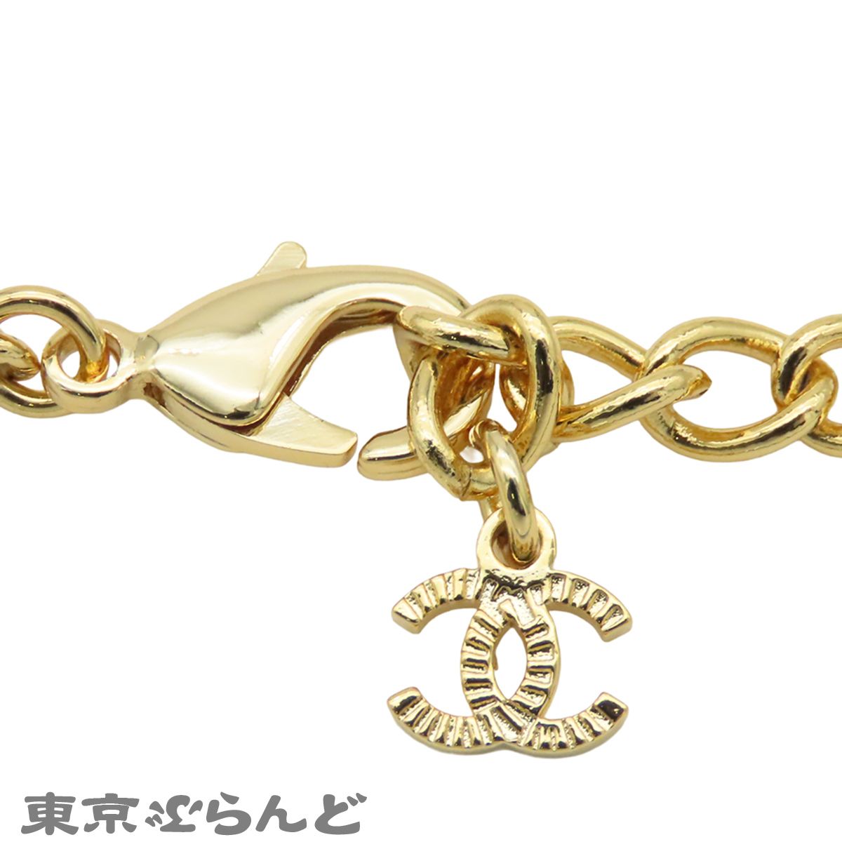 シャネル CHANEL ペンダント ゴールド メタル コスチュームパール