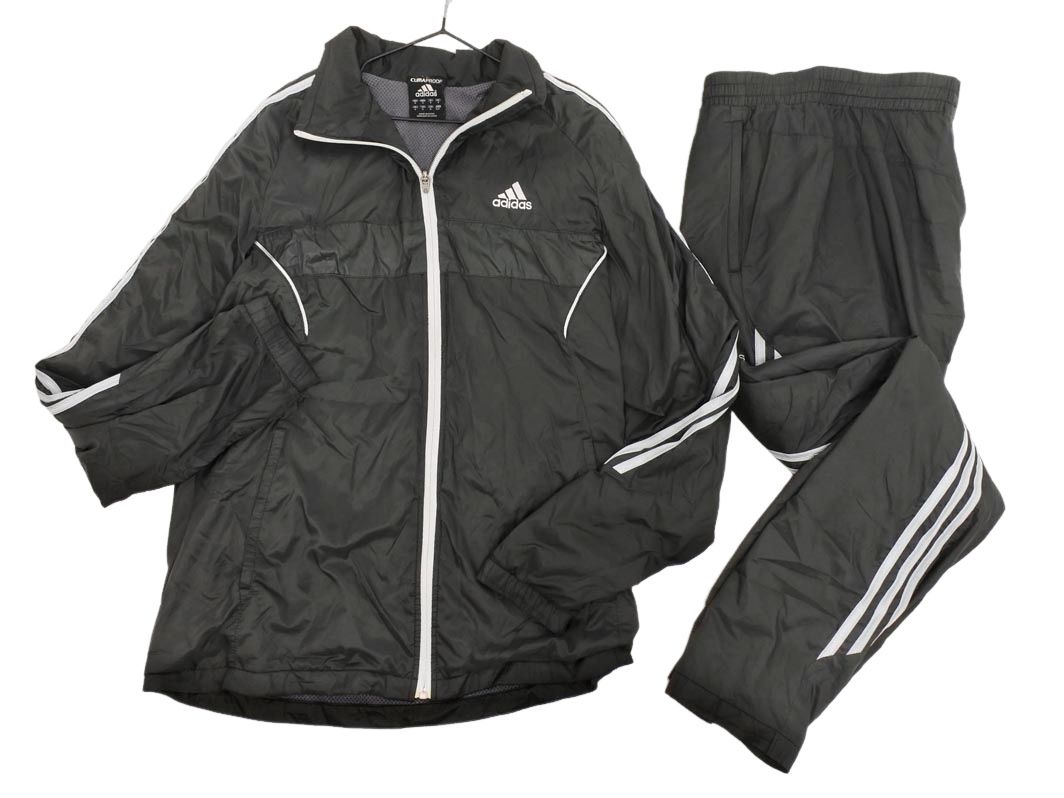 セットアップ アディダス　ウインドブレーカー　レディース　ブラック　ジャケット adidas（アディダス）チーム ルーズフィット ウインドブレーカー