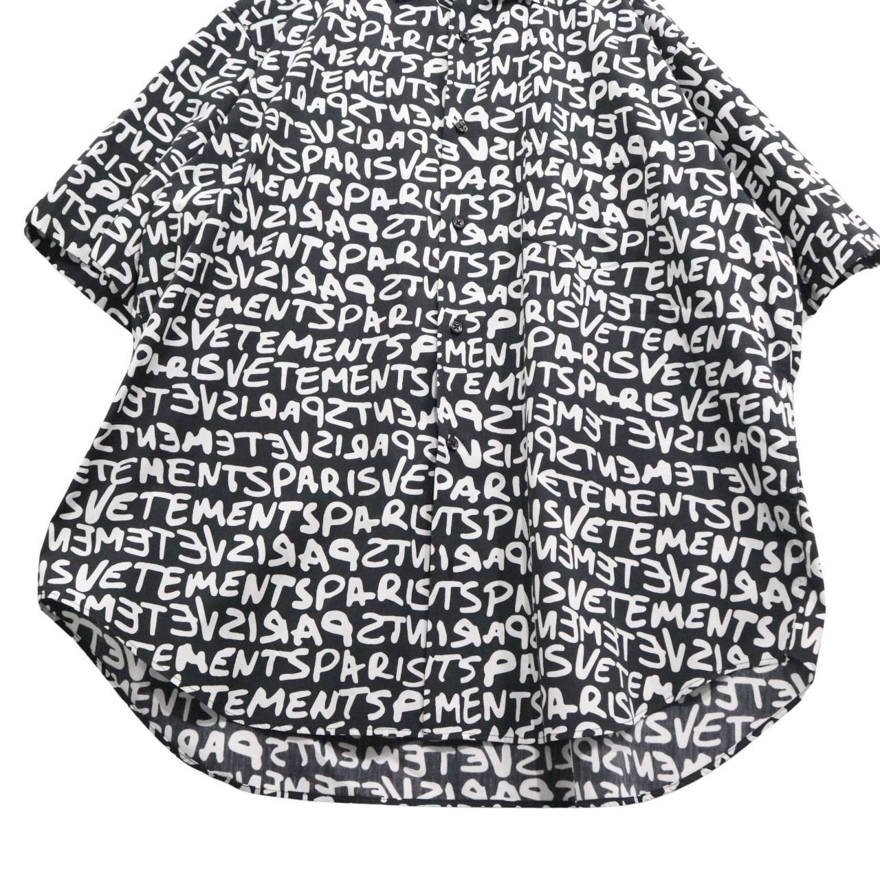 中古A】VETEMENTS ヴェトモン S メンズ 半袖シャツ 24ss GRAFITTI