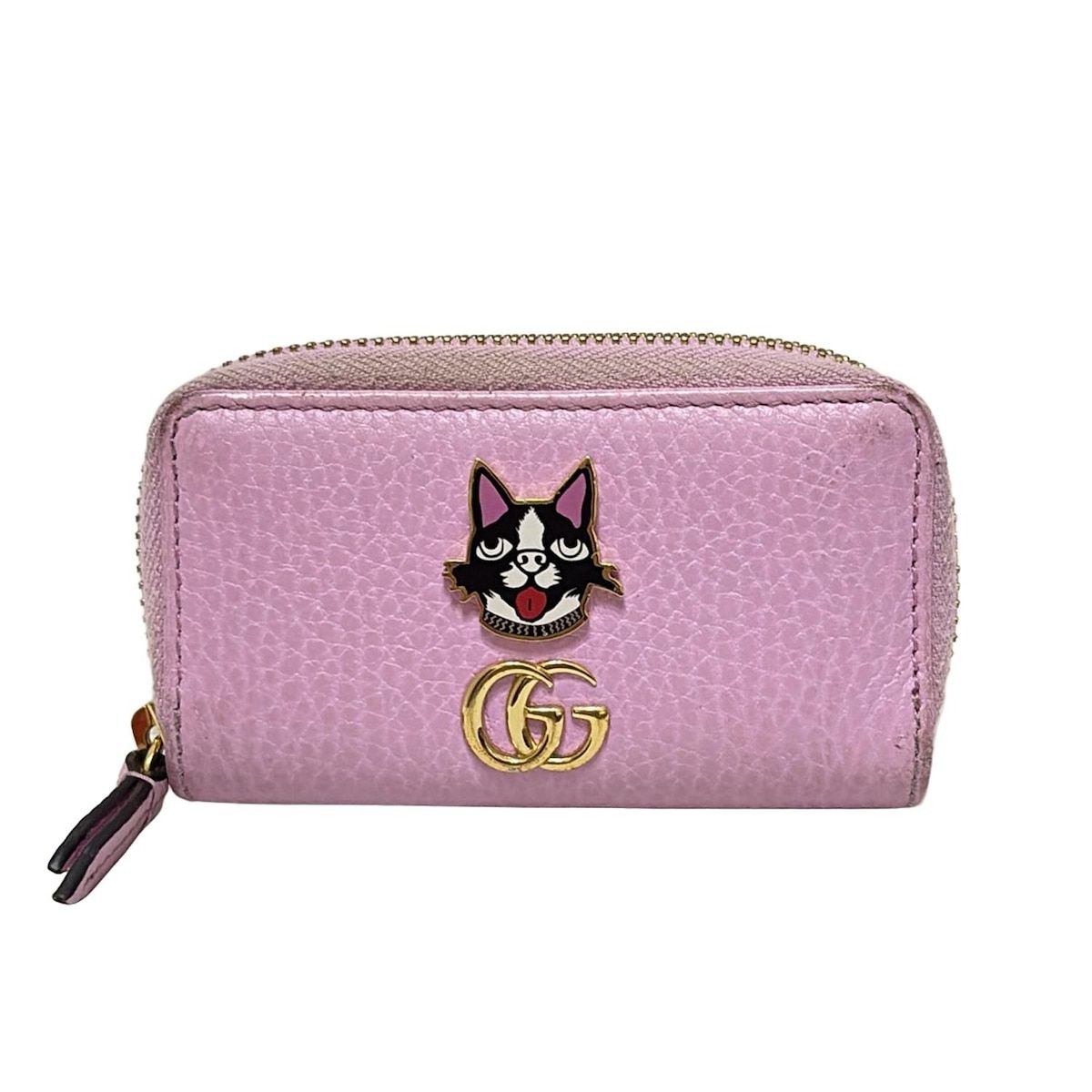 のやGUCCI グッチ GGマーモント レザー 6連 キーケース ピンク系 GUCCI(グッチ) キーケース ボスコ,GGマーモント 499403 ピンク