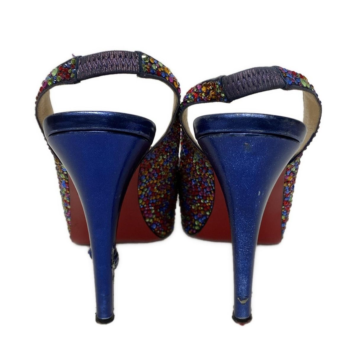 Christian Louboutin マルチカラー サンダル 36 CHRISTIAN LOUBOUTIN(クリスチャンルブタン) サンダル 36 レディース