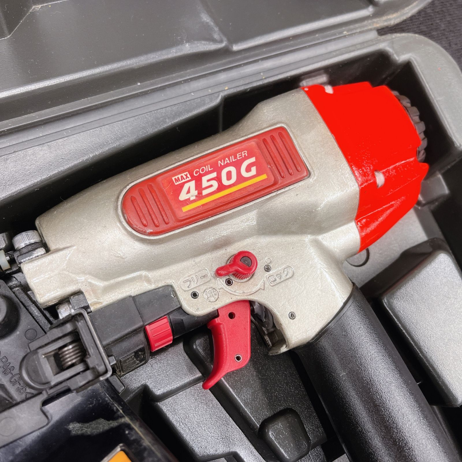 消耗部品交換済み 動作良好 マックス MAX 50 mm 常圧エア釘打ち機 CN 450 G FP