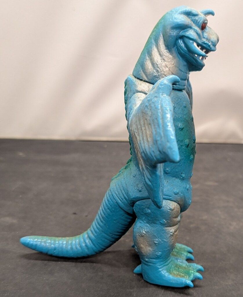 マーミット 世紀の大怪獣シリーズ ビニパラベビー ペギラ 水色成型 1期