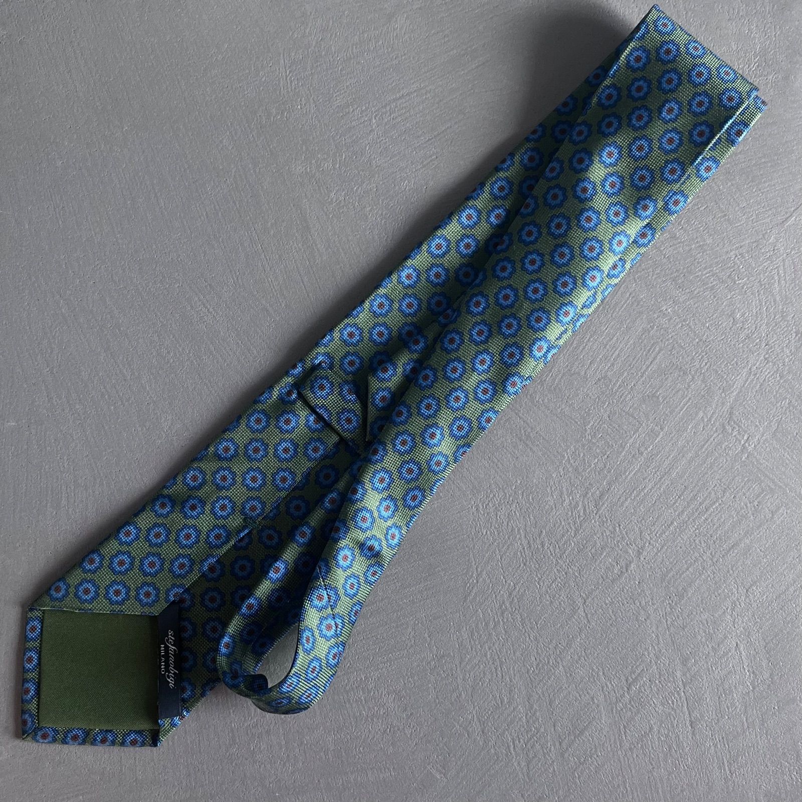 ステファノビジ stefanobigi ネクタイ アズーロエマローネ ネクタイの