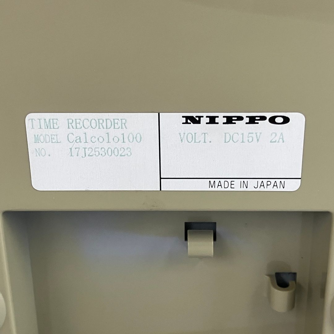 NIPPO CALCOLO 100 タイムレコーダー 事務用品 ニッポー ジャンク