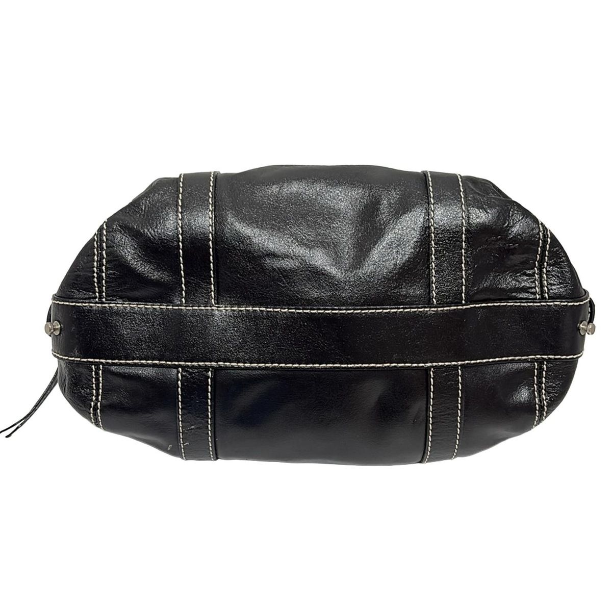 FRANCESCO BIASIA(フランチェスコ・ビアジア) ハンドバッグ - 黒×白