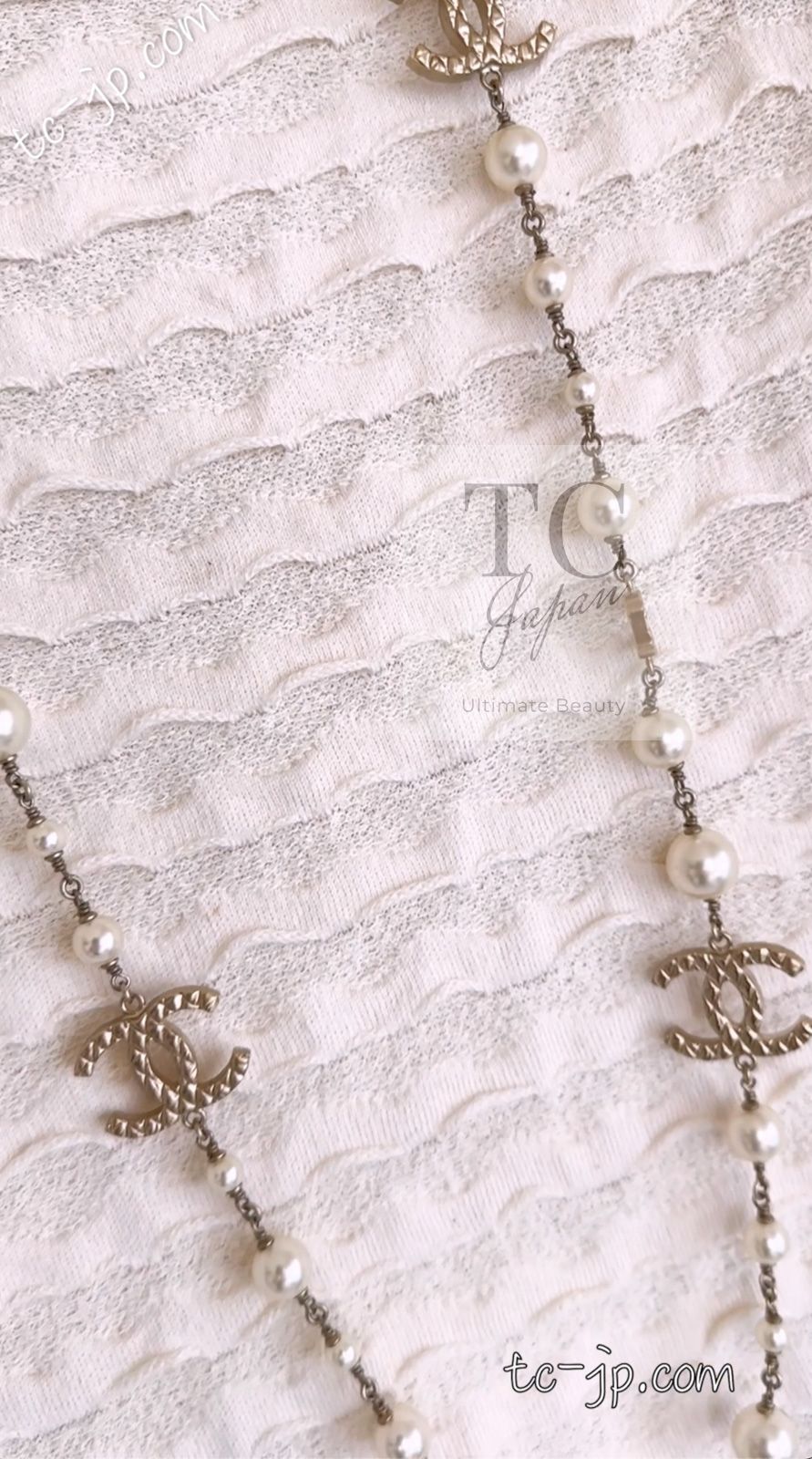 シャネル ワンピース CHANEL アイボリー ジャージ カシミア混 柔らか肌  