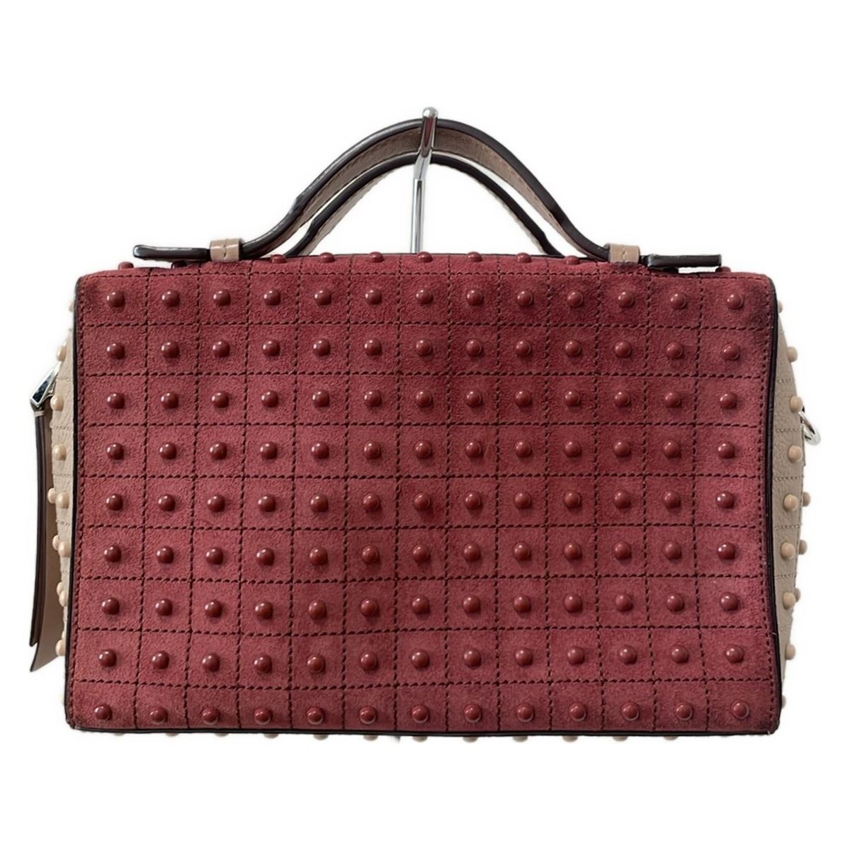 こん TOD's レザー ゴンミーニ/ボルドー TOD's レザー ゴンミーニ