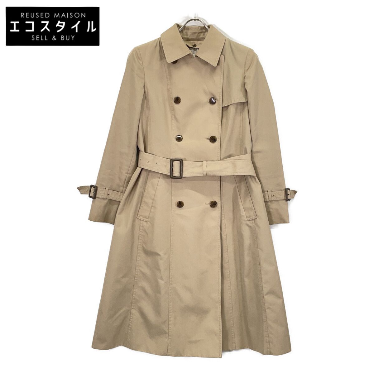 ANAYI アナイ ﾍﾞｰｼﾞｭ ﾗｲﾅｰ付き ﾄﾚﾝﾁｺｰﾄ 38 - メルカリ