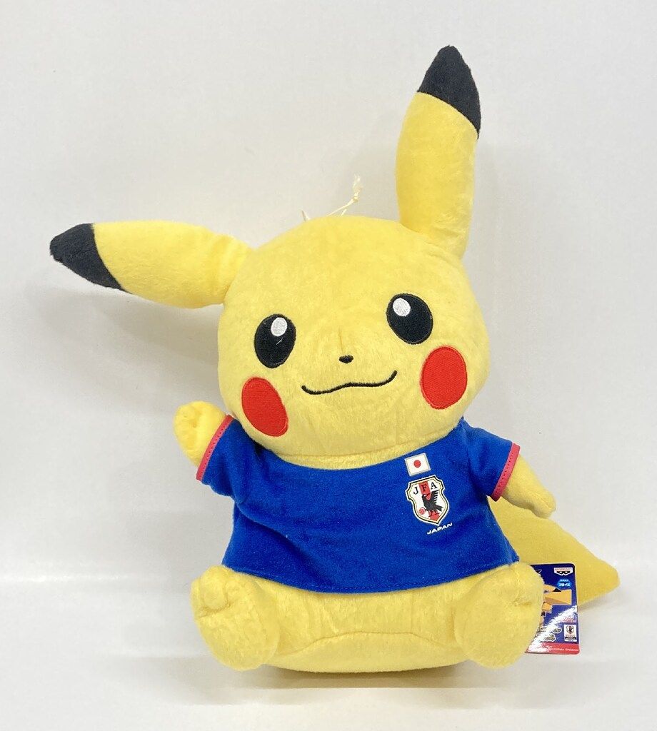 バンプレスト スーパーDXぬいぐるみ/サッカー日本代表withポケモン