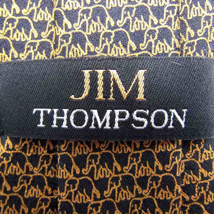 ジムトンプソン ブランド ネクタイ 総柄 動物柄 シルク PO メンズ