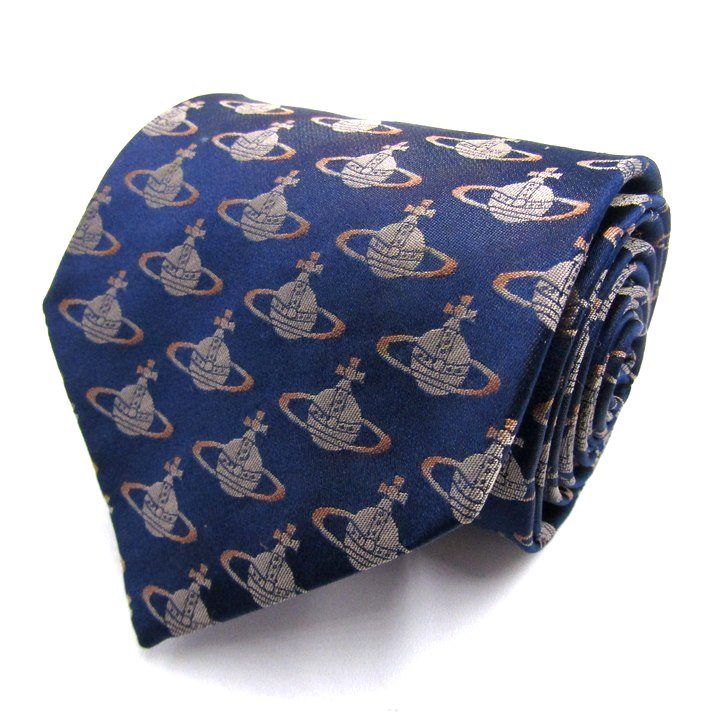 ヴィヴィアンウエストウッド ブランド ネクタイ オーブ ロゴグラム