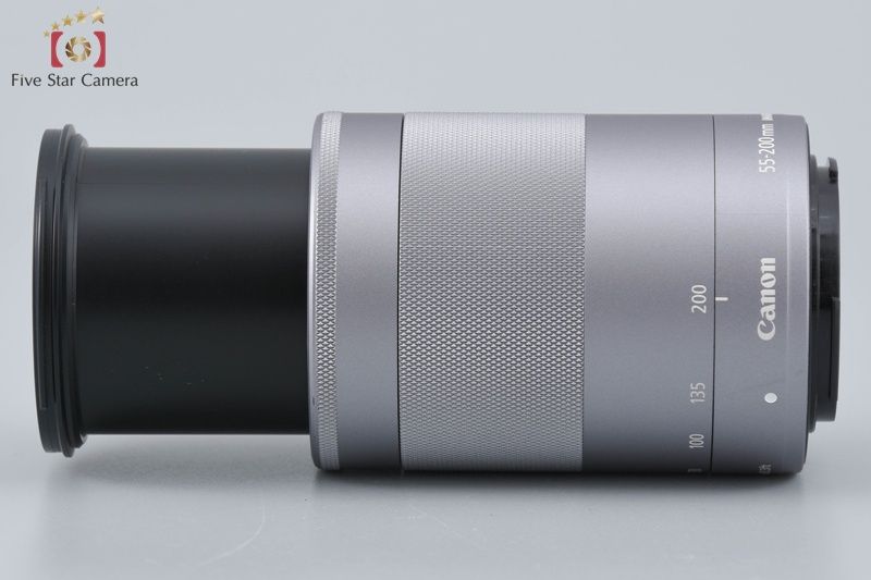 中古】Canon キヤノン EF-M 55-200mm f/4.5-6.3 IS STM シルバー