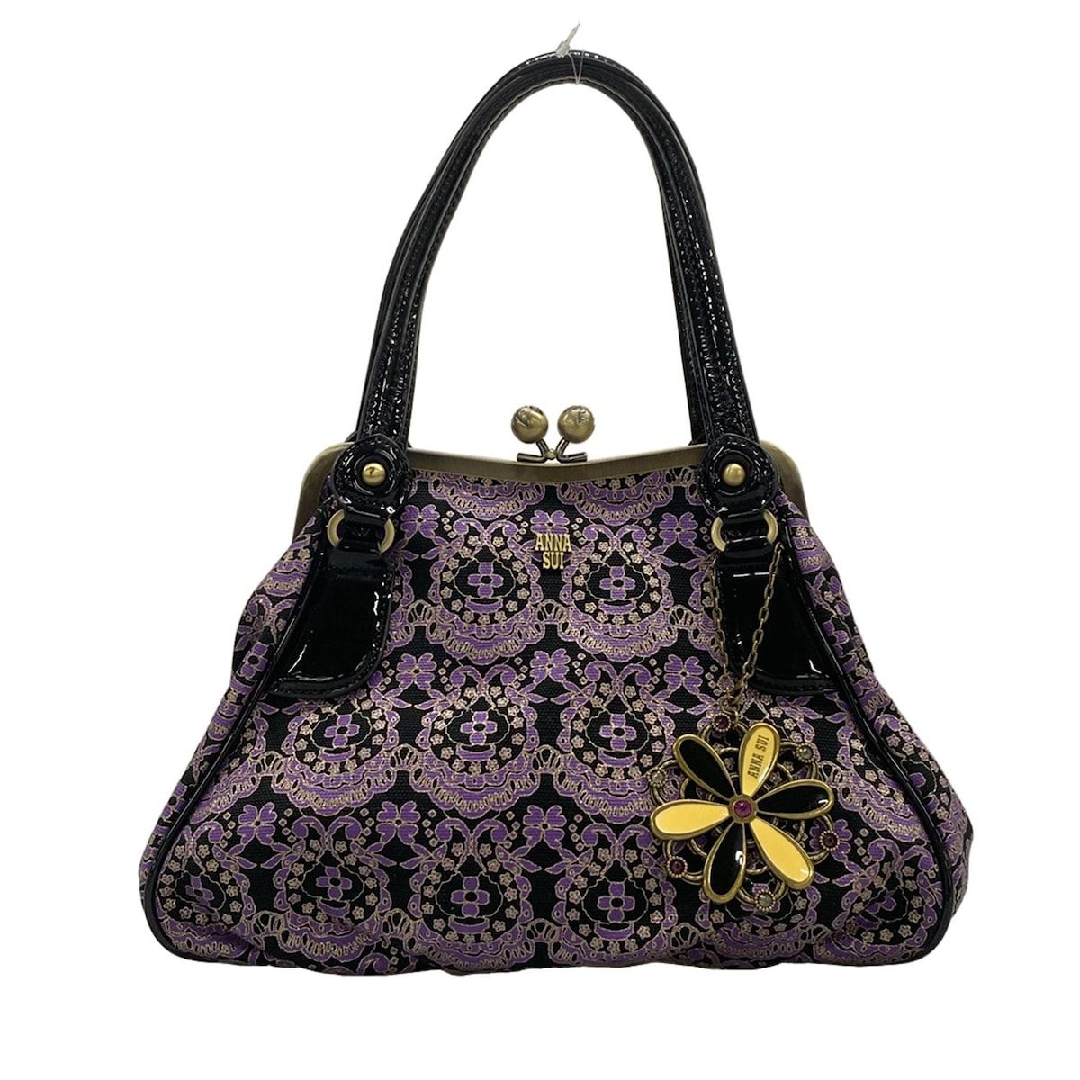 ANNA SUI パープル ガマ口ショルダーバッグ 【公式通販】