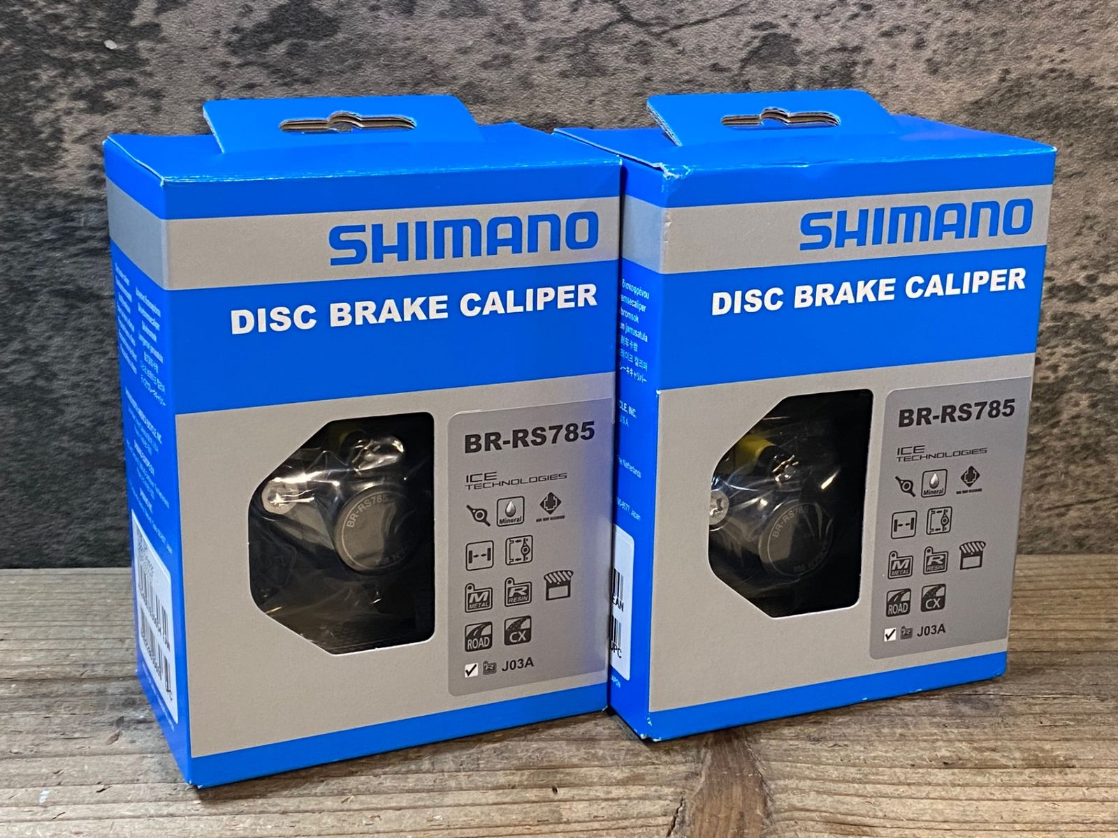 JU374 シマノ SHIMANO BR-RS785 油圧ディスクブレーキキャリパー 前後