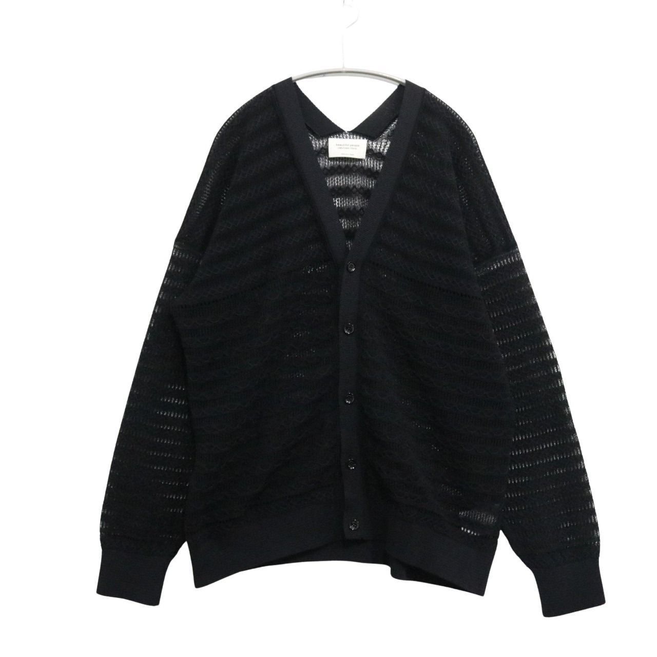 beautiful people ビューティフルピープル カーディガン M 黒 【古着】【中古】【送料無料】 中古A】beautiful people ビューティフルピープル 42 L メンズ
