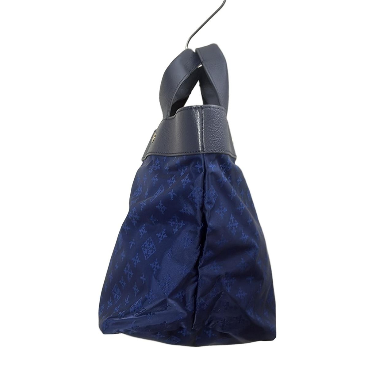 russet(ラシット) トートバッグ美品 - ブルー×ネイビー レザー - メルカリ