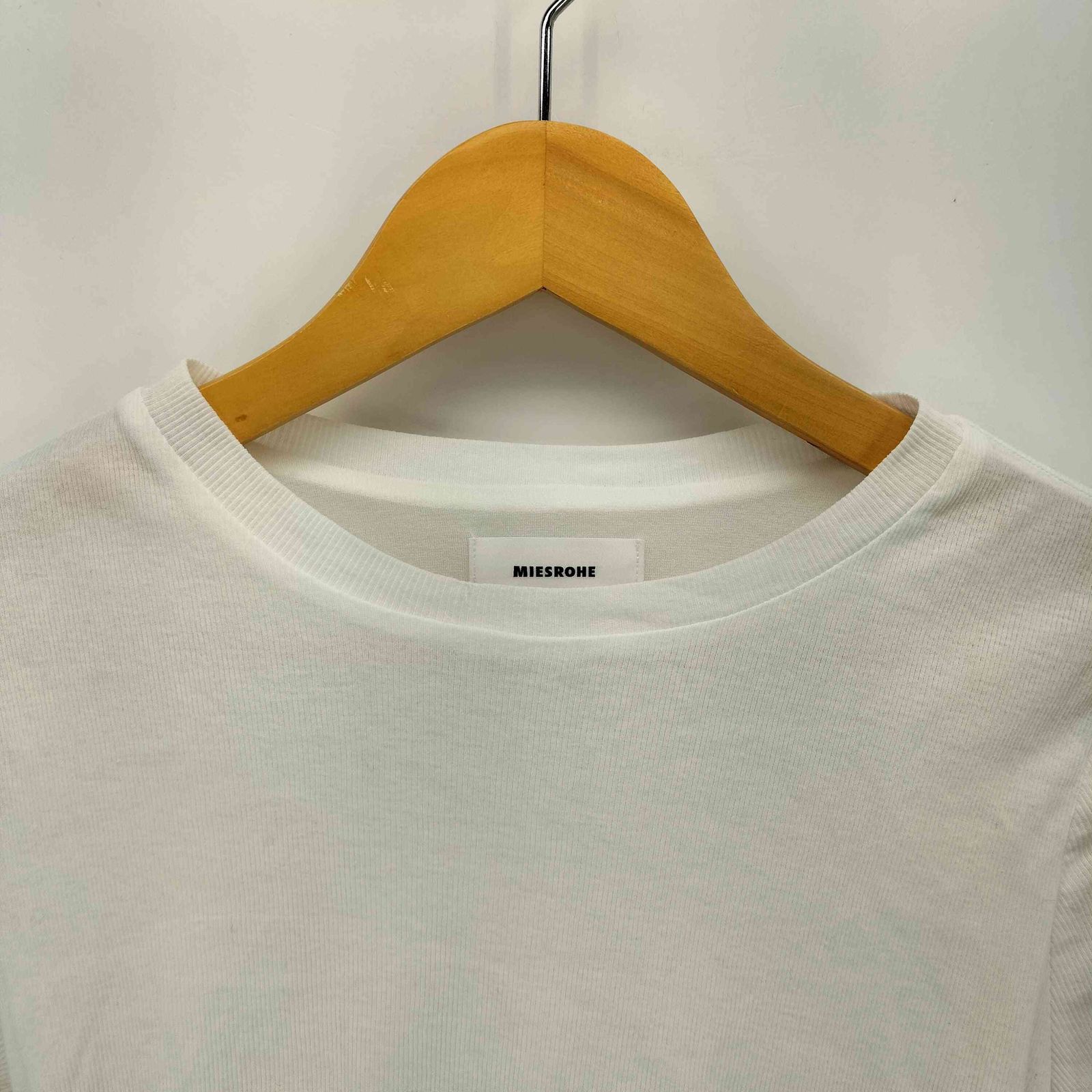 ミースロエ MIESROHE 25SS ツイスト長袖トップス クロップド