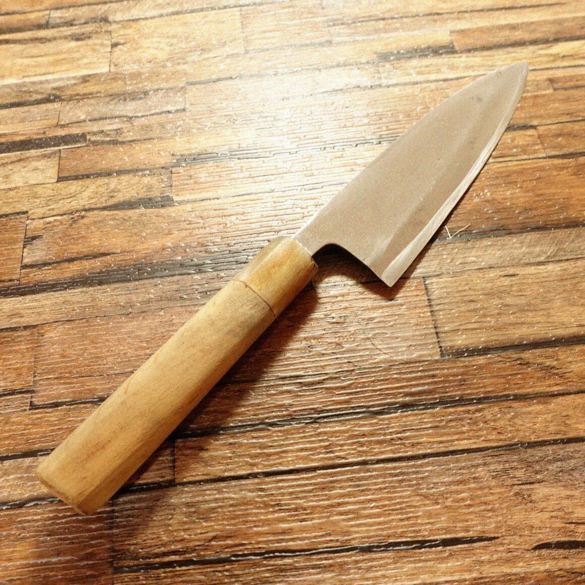 杉本 出刃包丁 研ぎ済 水牛柄 杉本 C 丁寧使用品 150mm - メルカリ