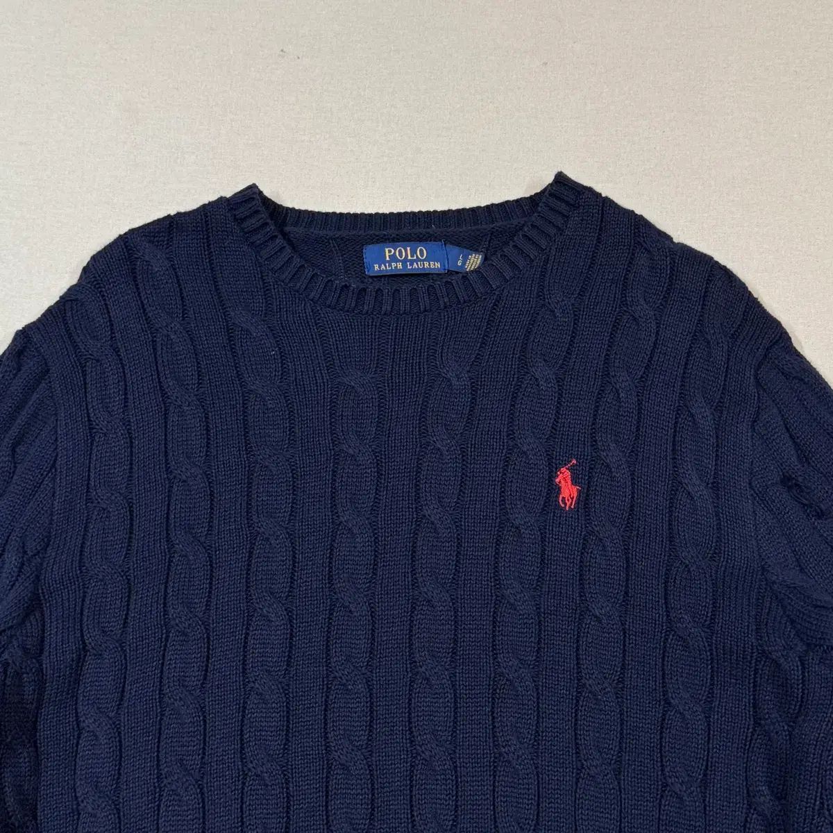 L) POLO RALPH LAUREN ポロラルフローレン ケーブル編み ケーブル