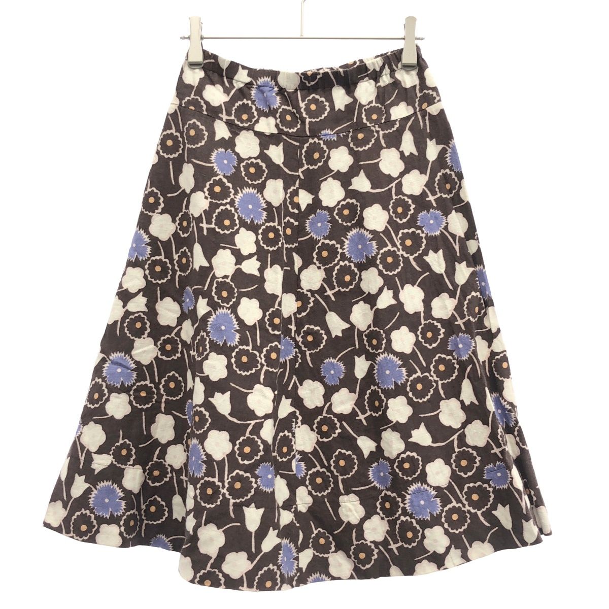 MARNI マルニ デイジーフラワー ギャザースカート コットン 36 MARNI