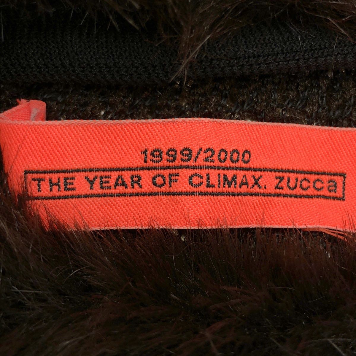 ZUCCA ズッカ 1999/2000 THE YEAR OF CLIMAX フェイクファーカットソー 
