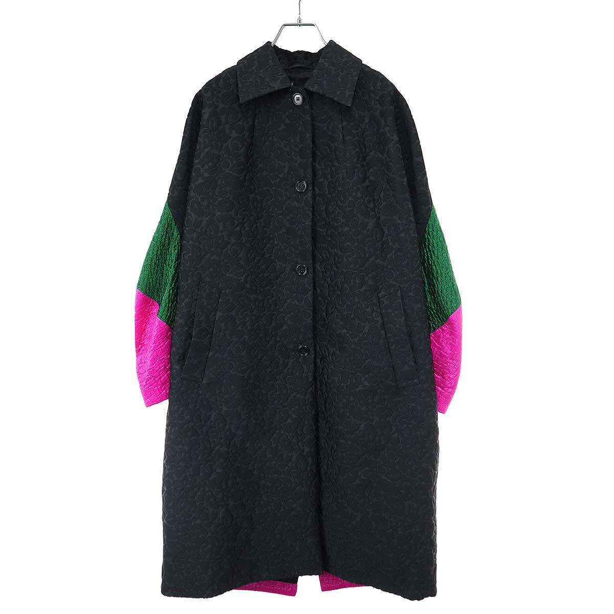 極美品】DRIES VAN NOTEN ローズプリント コート 34 DRIES VAN NOTEN