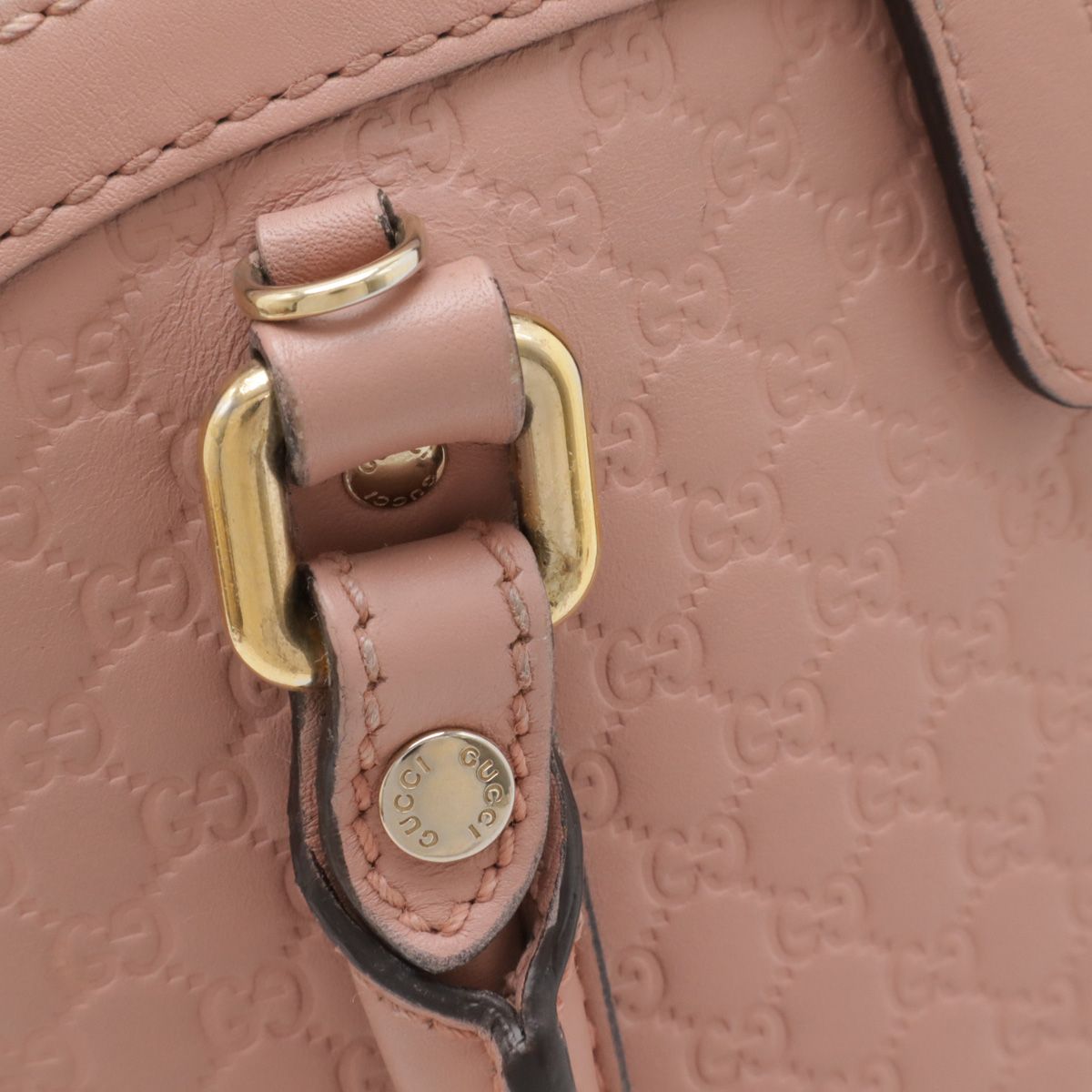 GUCCI グッチ マイクログッチシマ ハンドバッグ ミニバッグ 2WAY 