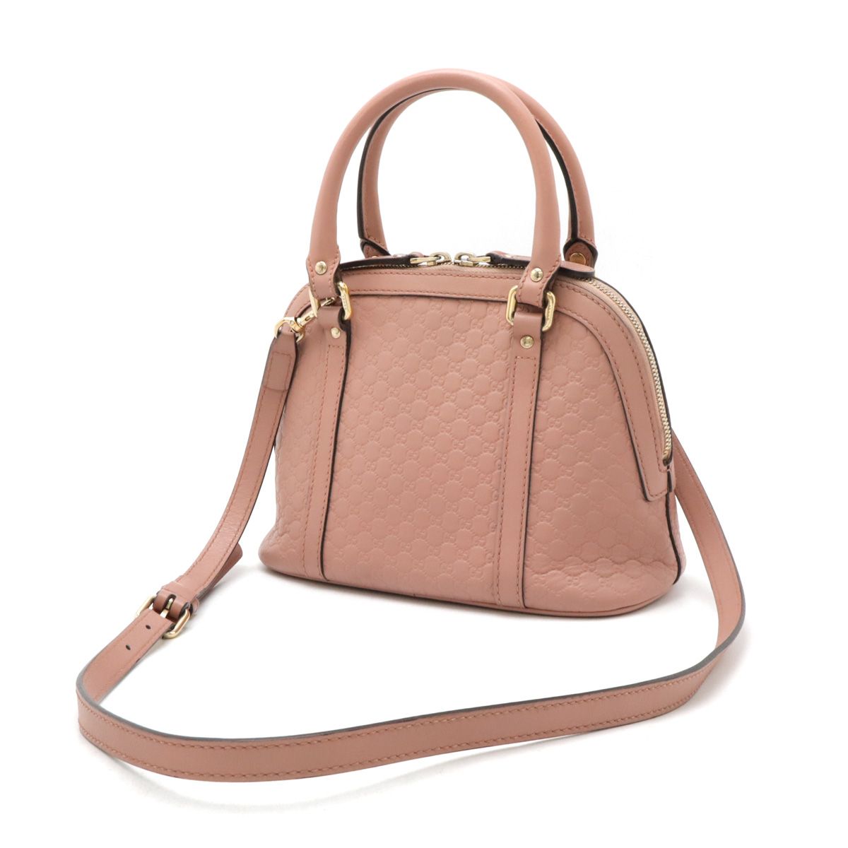 GUCCI グッチ マイクログッチシマ ハンドバッグ ミニバッグ 2WAY 