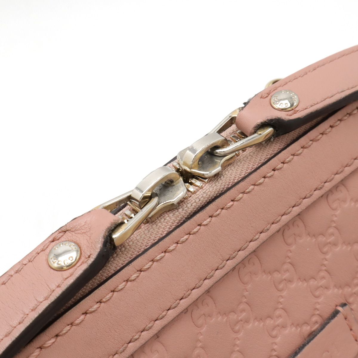 GUCCI グッチ マイクログッチシマ ハンドバッグ ミニバッグ 2WAY 