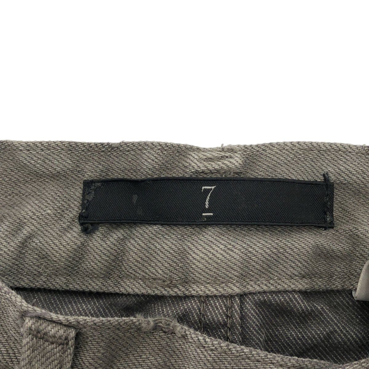JULIUS ユリウス 2009SS ペンティングデニムパンツ チャコール 1