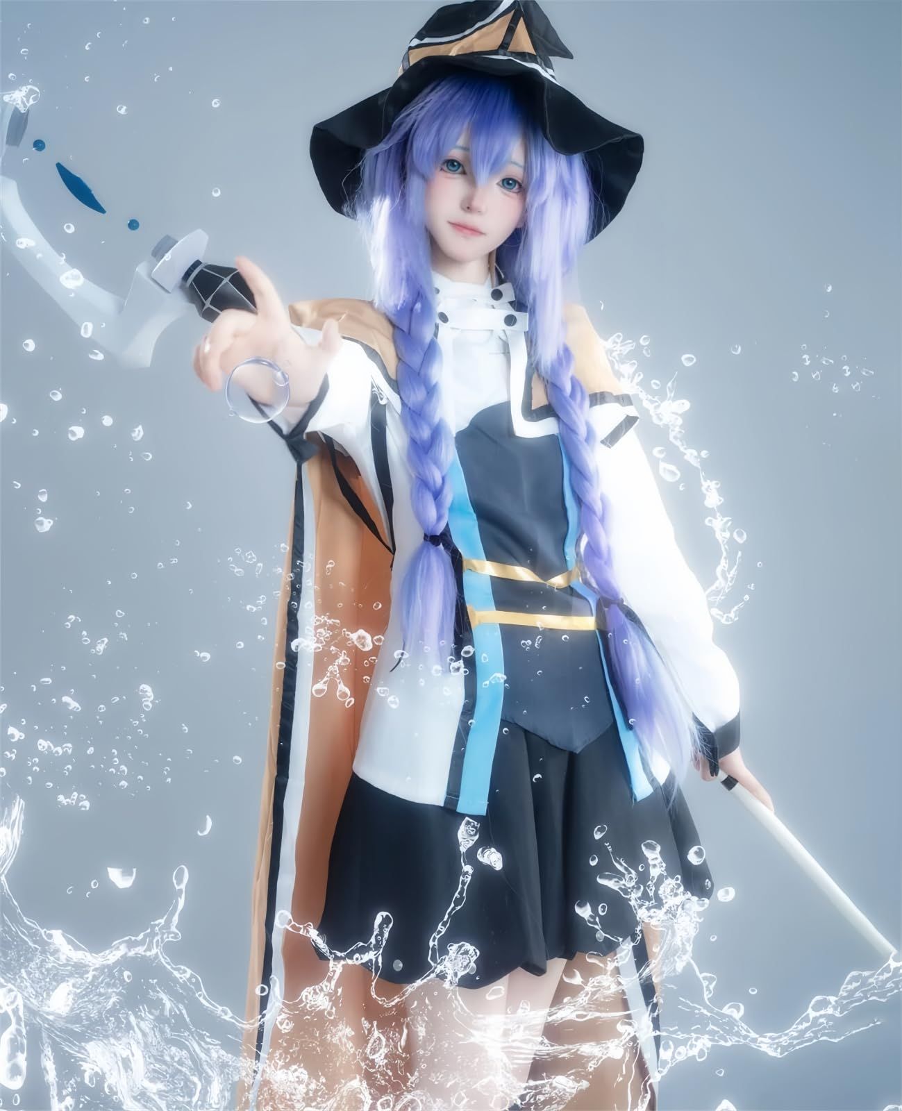 新品 [NOKIJP] 無職転生 コスプレ ウィッグ付き ロキシー コスプレ