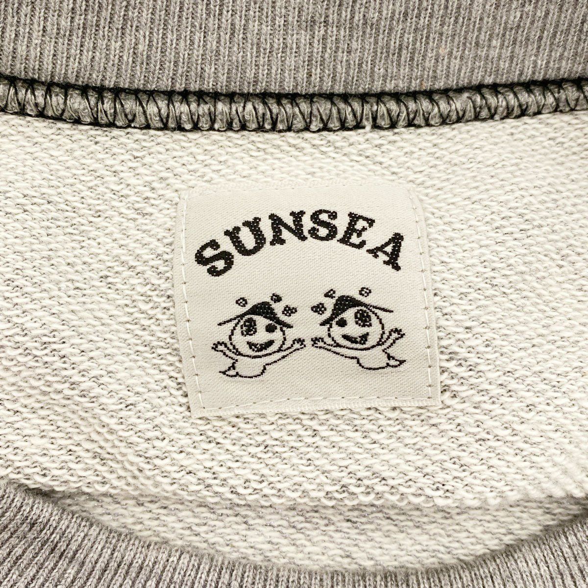 SUNSEA サンシー 24SS PERALTA SWEAT SHIRTS スウェットトレーナー SUNSEA2906 グレー 2 SUNSEA サンシー 24SS PERALTA SWEAT SHIRTS スウェットトレーナー