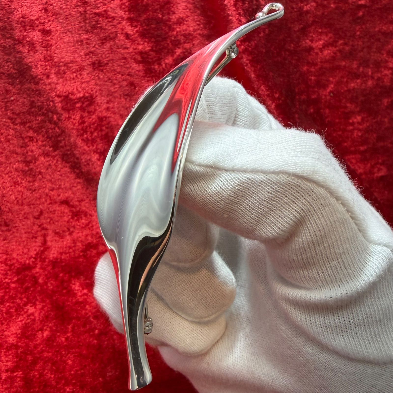 ジョージジェンセン 391 リーフ ブローチ TORUN トールン ジョージジェンセン 391 リーフ ブローチ TORUN トールン