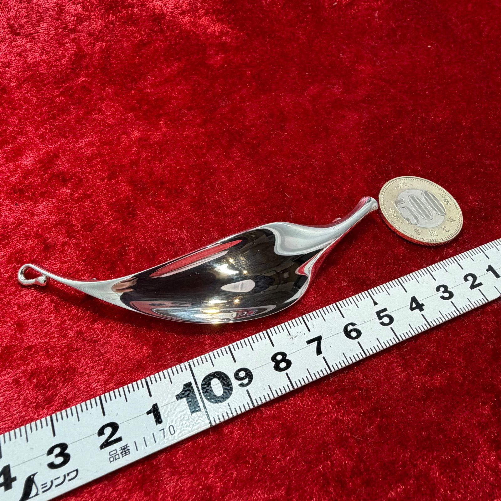 美品 ブローチ リーフデザイン TORUN ♯391 26.3g ジョージジェンセン