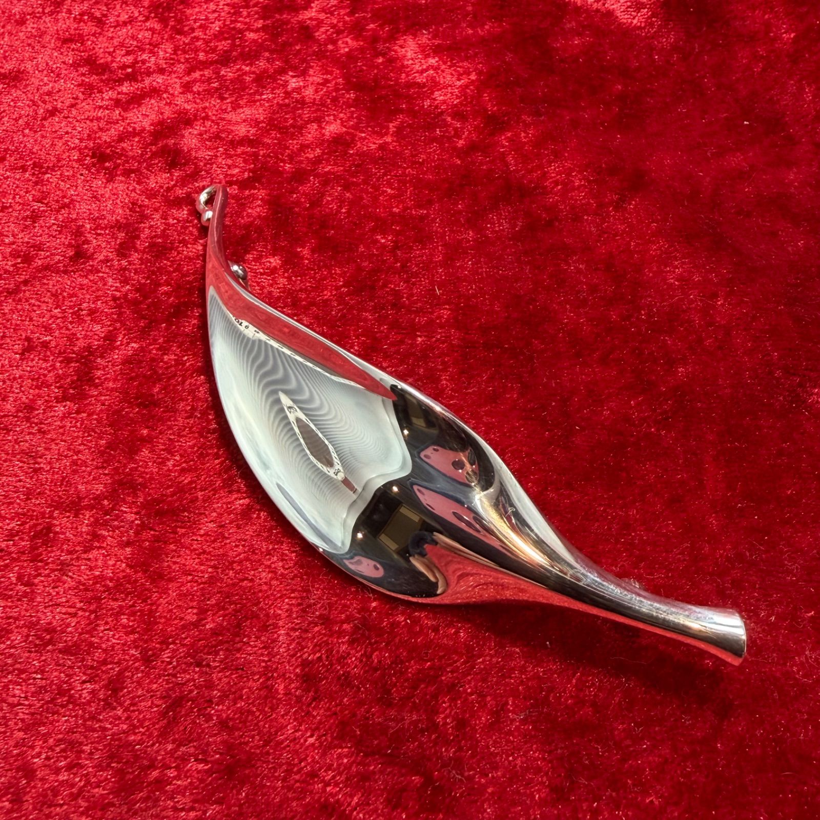 美品 ブローチ リーフデザイン TORUN ♯391 26.3g ジョージジェンセン